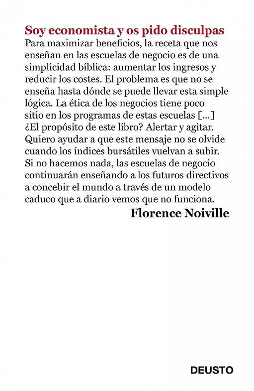 SOY ECONOMISTA Y OS PIDO DISCULPAS | 9788423428434 | NOIVILLE, FLORENCE | Librería Castillón - Comprar libros online Aragón, Barbastro