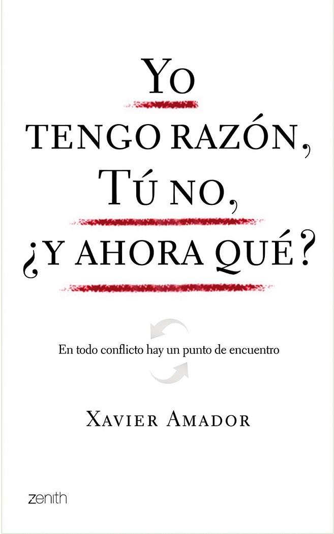 YO TENGO RAZÓN, TÚ NO, ¿Y AHORA QUÉ? | 9788408080039 | AMADOR, XAVIER | Librería Castillón - Comprar libros online Aragón, Barbastro