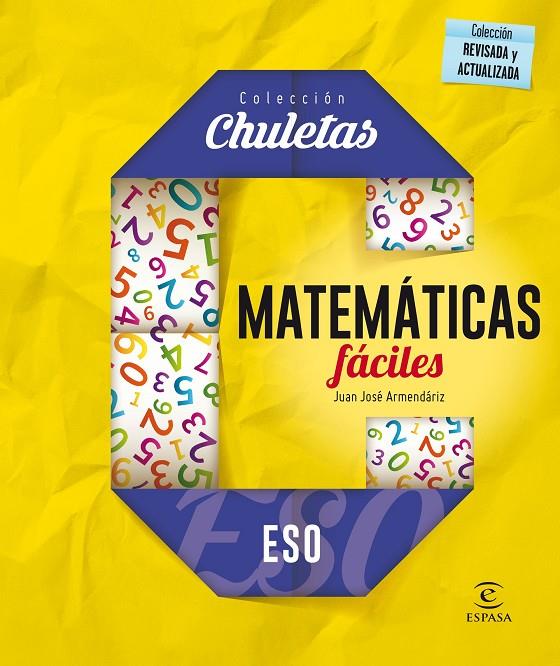 Matemáticas fáciles ESO - Chuletas | 9788467044294 | Armendáriz, Juan José | Librería Castillón - Comprar libros online Aragón, Barbastro