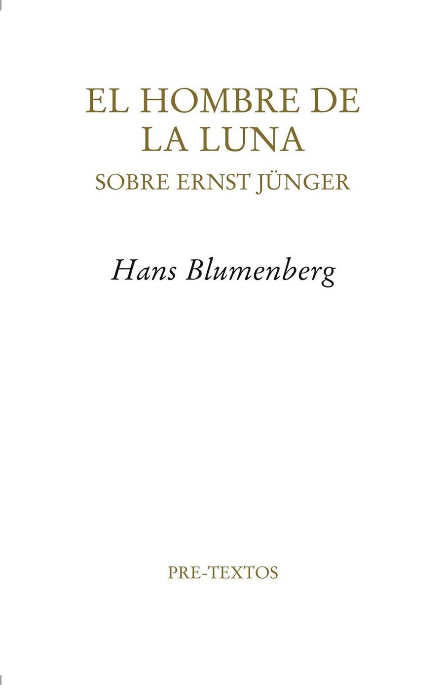 HOMBRE DE LA LUNA, EL | 9788492913671 | BLUMENBERG, HANS | Librería Castillón - Comprar libros online Aragón, Barbastro