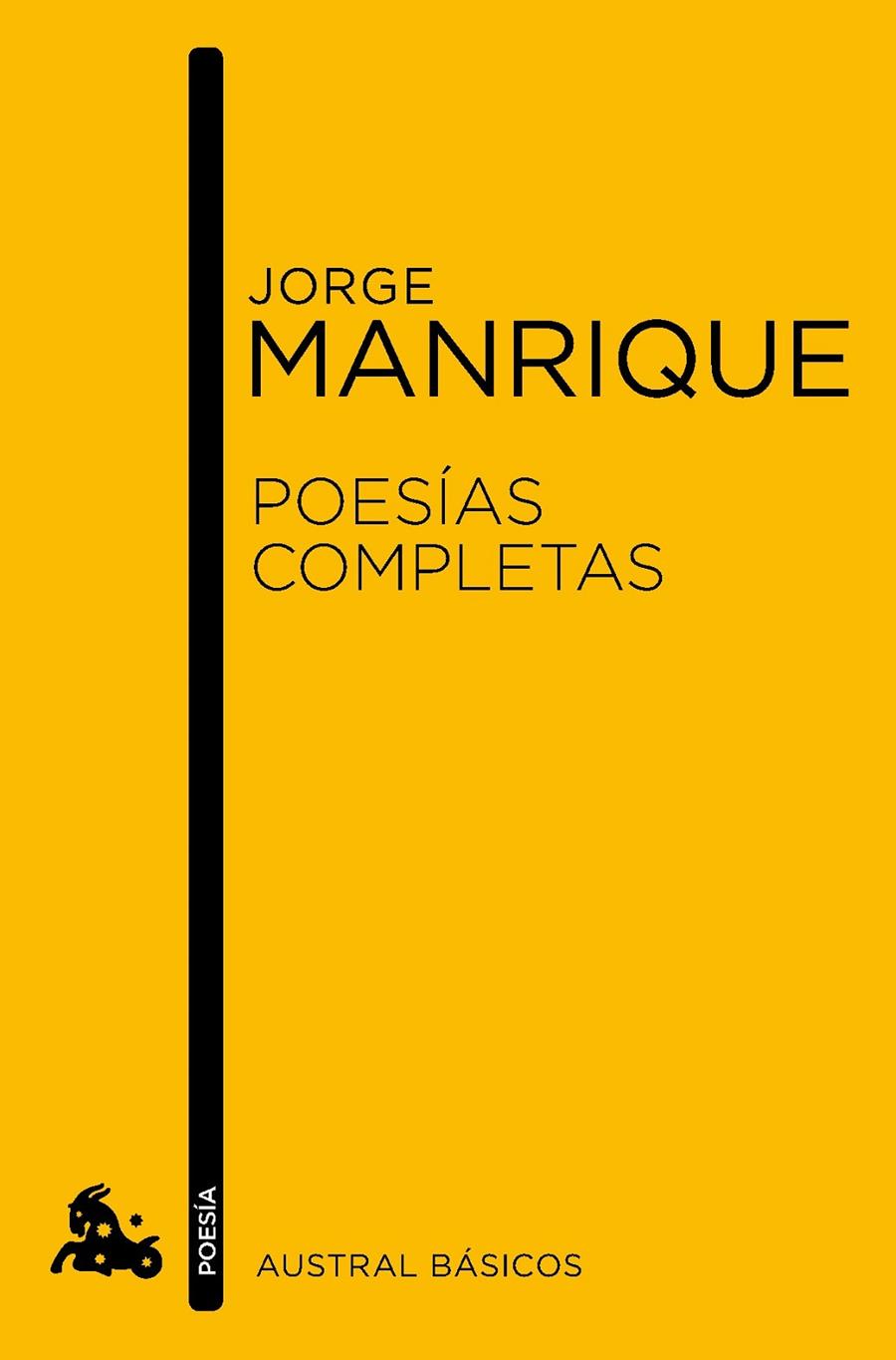 Poesías completas | 9788467024234 | Manrique, Jorge | Librería Castillón - Comprar libros online Aragón, Barbastro