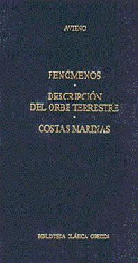 FENOMENOS DESCRIPCION DEL ORBE TERRESTRE (BIB.CLASICA GREDOS | 9788424923143 | AVIENO | Librería Castillón - Comprar libros online Aragón, Barbastro