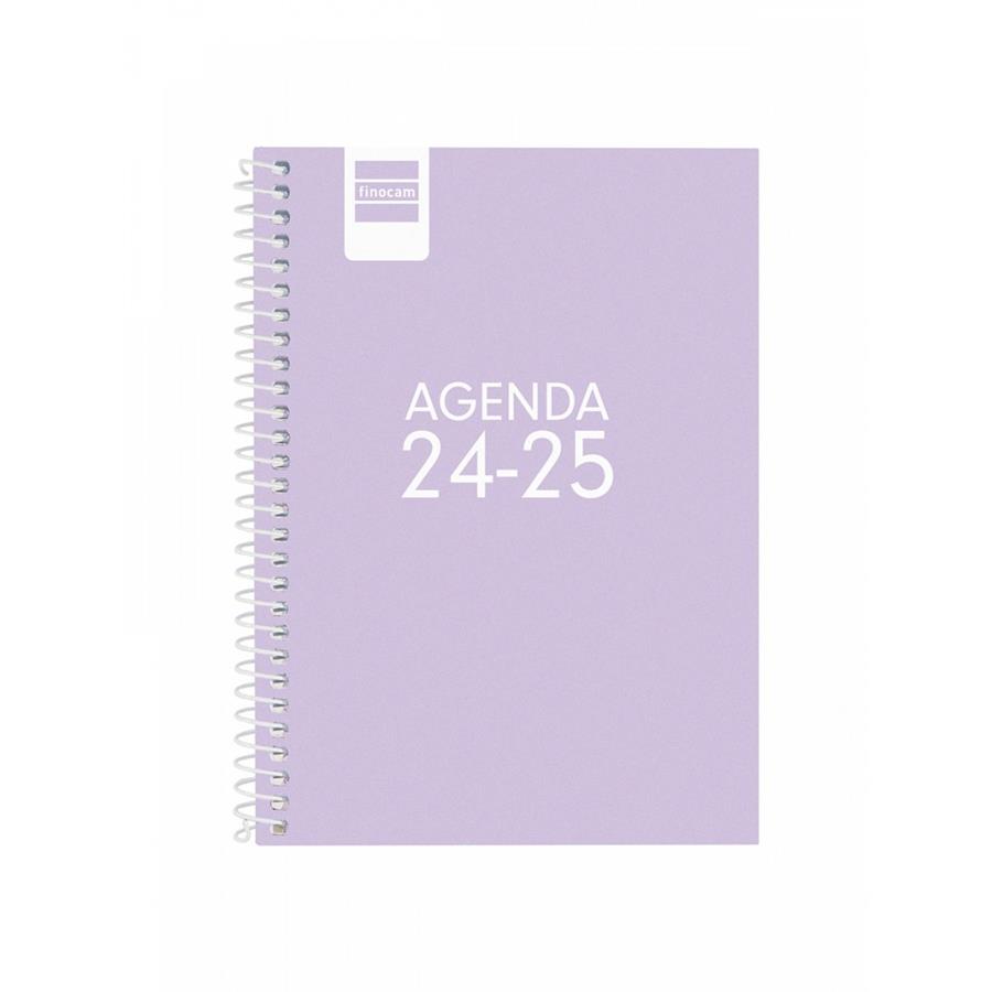 AGENDA CURSO FINOCAM 2024/25 SEMANA VISTA HORIZONTAL 1/8 LILA | 8422952377207 | Librería Castillón - Comprar libros online Aragón, Barbastro