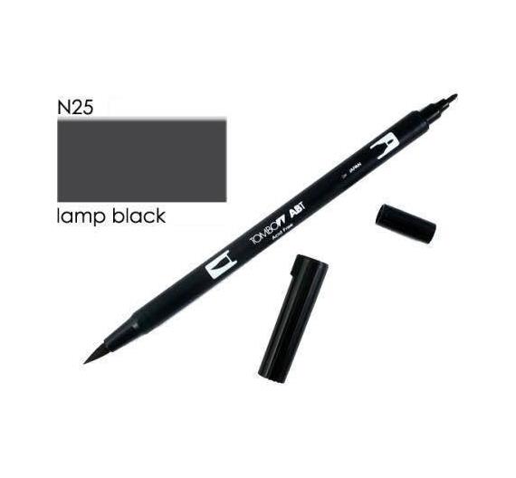 ROTULADOR TOMBOW DUAL BRUSH COLOR LAM BLACK ABT 025 | 4901991902327 | Librería Castillón - Comprar libros online Aragón, Barbastro