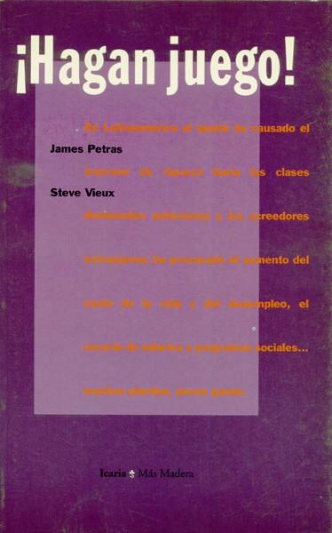 HAGAN JUEGO ! | 9788474262469 | PETRAS, JAMES | Librería Castillón - Comprar libros online Aragón, Barbastro