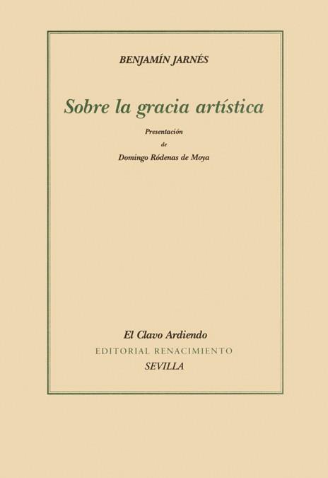 Sobre la gracia artística | 9788484721611 | Jarnés, Benjamín | Librería Castillón - Comprar libros online Aragón, Barbastro