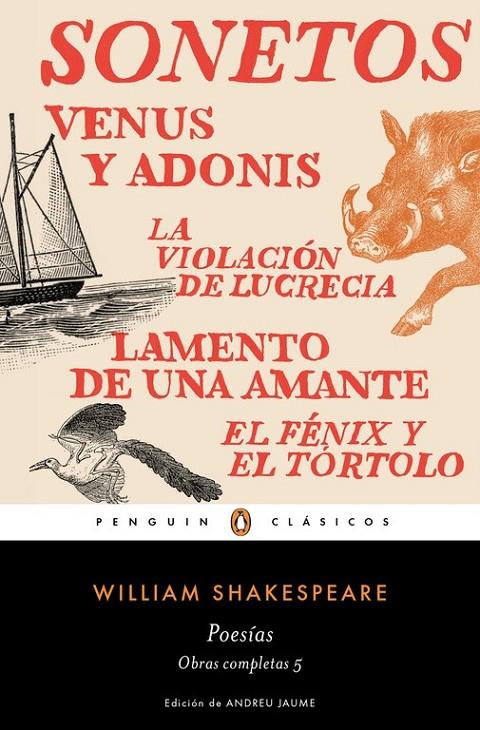 Poesías (Obra completa Shakespeare 5) | 9788491051381 | William Shakespeare | Librería Castillón - Comprar libros online Aragón, Barbastro