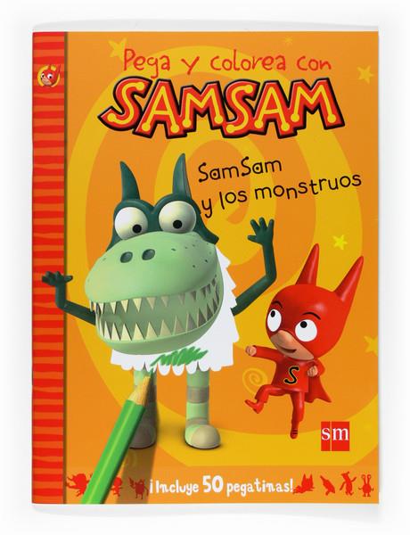 SAMSAM Y LOS MONSTRUOS - PEGA Y COLOREA | 9788467533873 | BLOCH, SERGE | Librería Castillón - Comprar libros online Aragón, Barbastro