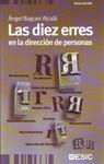 DIEZ ERRES EN LA DIRECCIÓN DE PERSONAS, LAS | 9788473566131 | BAGUER ALCALÁ, ÁNGEL | Librería Castillón - Comprar libros online Aragón, Barbastro