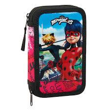 PLUMIER DOBLE PQÑO 28 PCS LADYBUG 411716854 | 8412688289370 | SAFTA | Librería Castillón - Comprar libros online Aragón, Barbastro