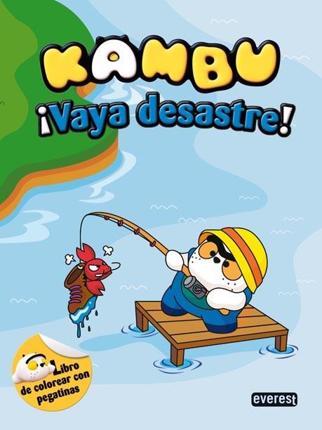 Kambu. ¡Vaya desastre! Libro de colorear con pegatinas | 9788444168517 | Character Corea | Librería Castillón - Comprar libros online Aragón, Barbastro