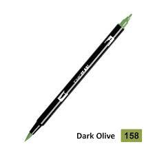 ROTULADOR TOMBOW DUAL BRUSH COLOR DARK OLIVE 158 | 4901991901269 | Librería Castillón - Comprar libros online Aragón, Barbastro