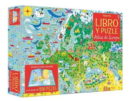 LIBRO Y PUZZLE ATLAS DE EUROPA | 9781474971812 | VV. AA. | Librería Castillón - Comprar libros online Aragón, Barbastro