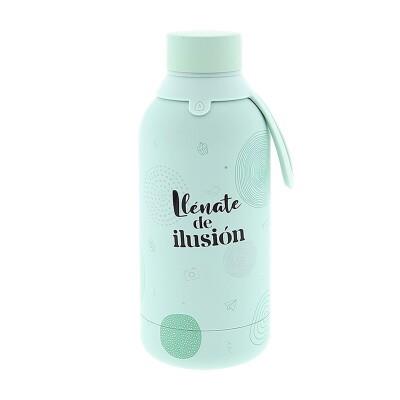 BOTELLA ACERO INOXIDABLE 500 ML MINT LLENATE DE ILUSIÓN | 8425458072249 | Librería Castillón - Comprar libros online Aragón, Barbastro