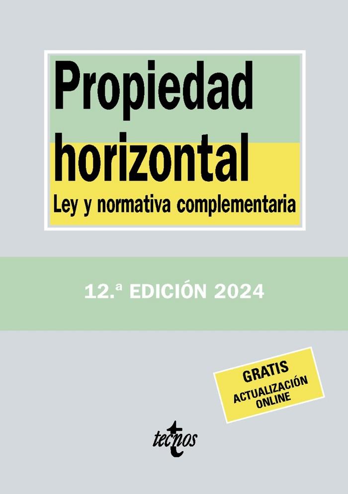 Propiedad horizontal | 9788430991044 | Editorial Tecnos | Librería Castillón - Comprar libros online Aragón, Barbastro