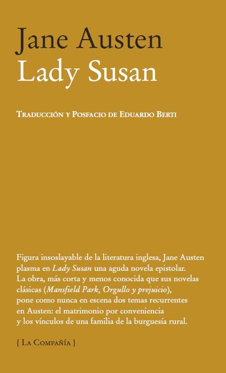 LADY SUSAN | 9788483930687 | AUSTEN, JANE | Librería Castillón - Comprar libros online Aragón, Barbastro