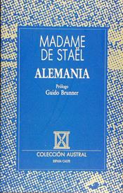 Alemania | 9788423919840 | Madame de Staël | Librería Castillón - Comprar libros online Aragón, Barbastro