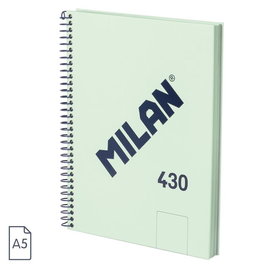 CUADERNO MILAN SERIE 1918 ESPIRAL A5 80H LISO VERDE | 8411574110354 | Librería Castillón - Comprar libros online Aragón, Barbastro