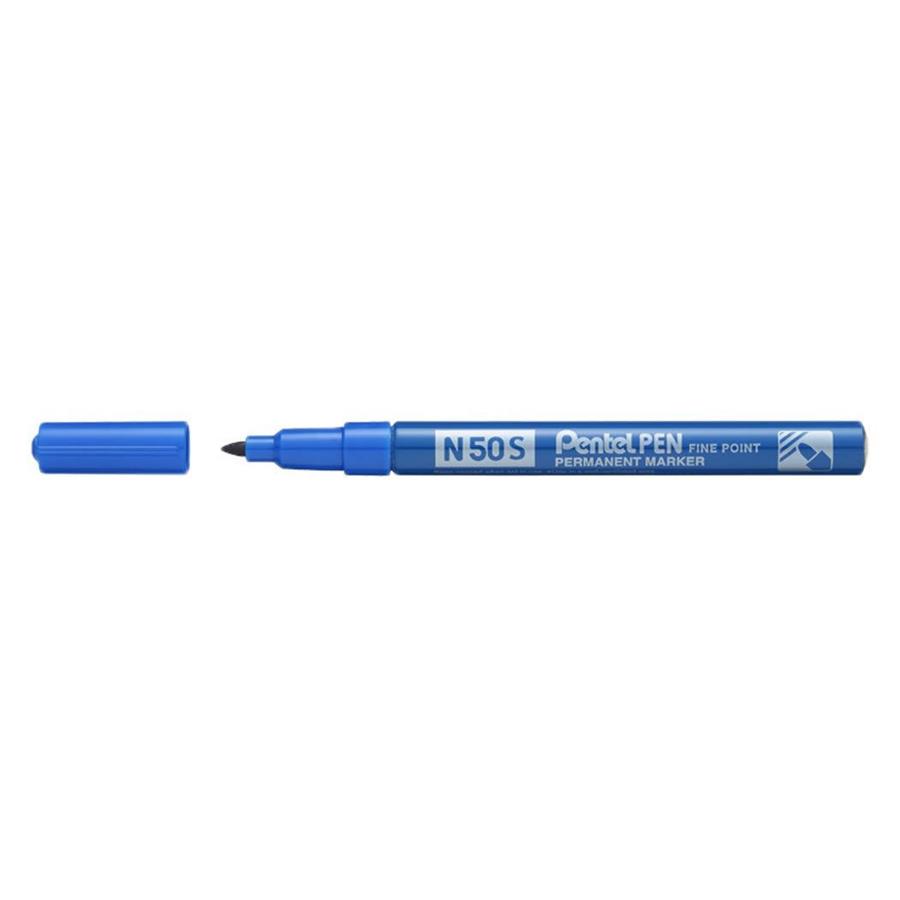 ROTULADOR MARCADOR PENTEL N50S AZUL PERMANENTE PUNTA FINA | 884851030115 | Librería Castillón - Comprar libros online Aragón, Barbastro