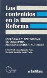 Los contenidos en la reforma | 9788429435894 | Coll, César ... [et al.] | Librería Castillón - Comprar libros online Aragón, Barbastro