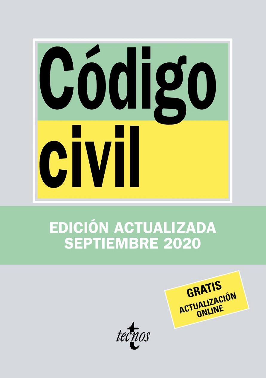 Código Civil | 9788430980017 | Editorial Tecnos | Librería Castillón - Comprar libros online Aragón, Barbastro