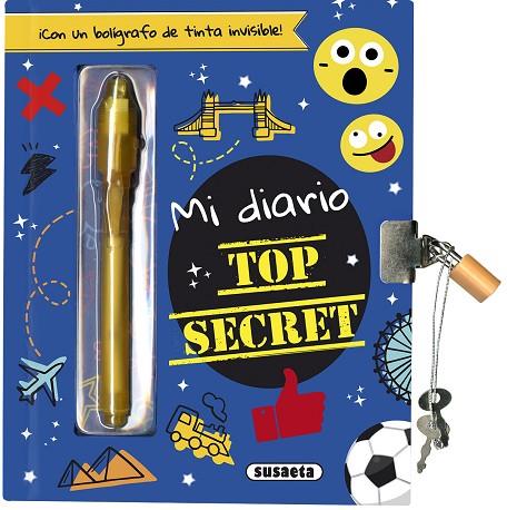 Mi diario Top Secret | 9788467791150 | Ediciones, Susaeta | Librería Castillón - Comprar libros online Aragón, Barbastro