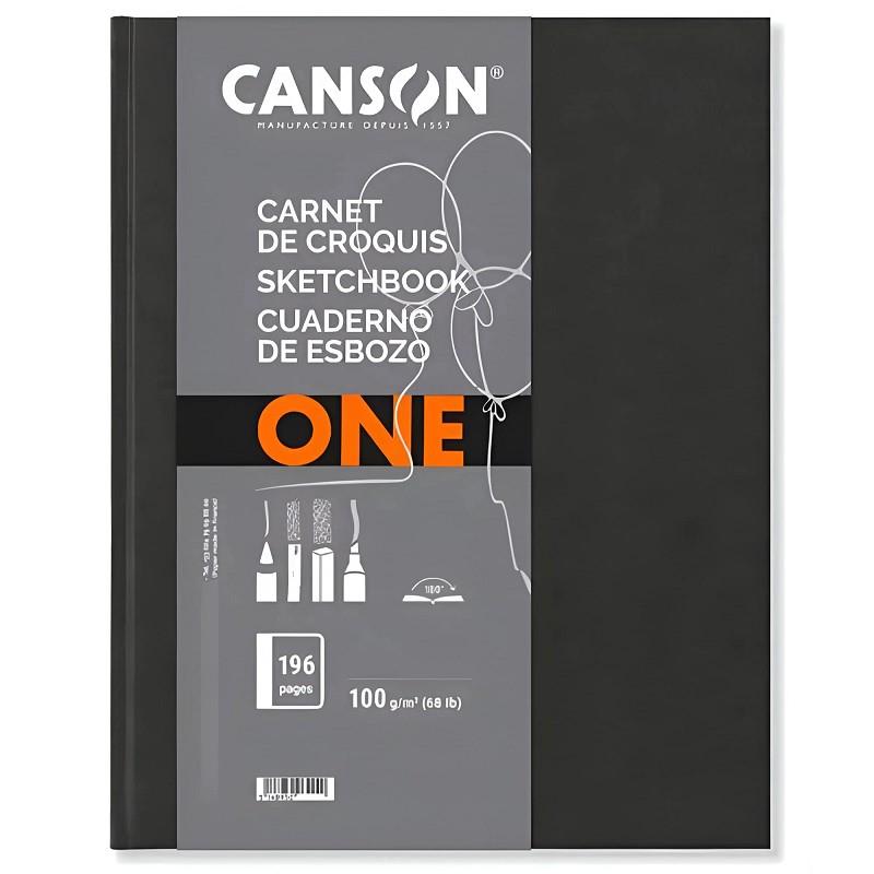 CUADERNO DE ESBOZO CANSON ONE 10,2x15,2CM  98 HOJAS 100GR TAPA NEGRA | 3148950055675 | Librería Castillón - Comprar libros online Aragón, Barbastro