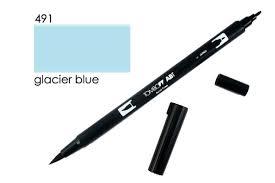 ROTULADOR TOMBOW DUAL BRUSH COLOR GLACIER BLUE 491 | 4901991901641 | Librería Castillón - Comprar libros online Aragón, Barbastro