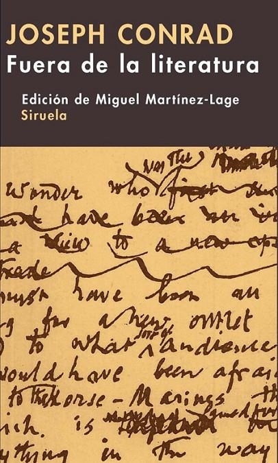 FUERA DE LA LITERATURA | 9788498412598 | CONRAD, JOSEPH | Librería Castillón - Comprar libros online Aragón, Barbastro