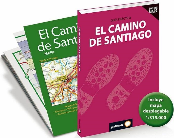 GUIA PRACTICA DEL CAMINO DE SANTIAGO + MAPA | 9788408083290 | OLLE, ALBERT | Librería Castillón - Comprar libros online Aragón, Barbastro