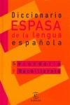 DICCIONARIO ESPASA SECUNDARIA ED.04 | 9788467010015 | Espasa Calpe | Librería Castillón - Comprar libros online Aragón, Barbastro