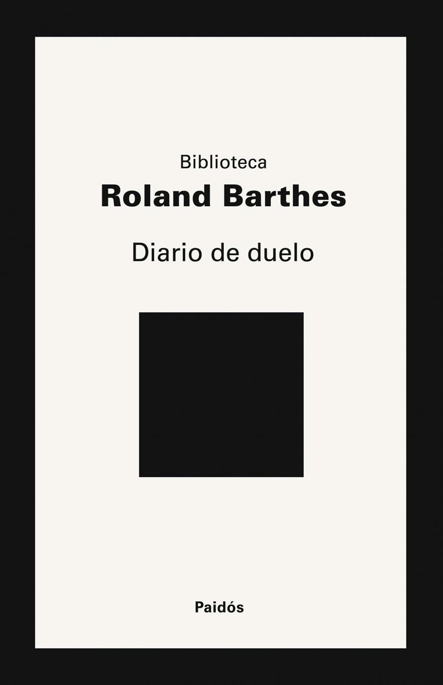 DIARIO DE DUELO | 9788449323218 | BARTHE, ROLAND | Librería Castillón - Comprar libros online Aragón, Barbastro