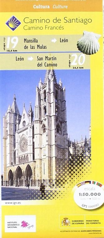 CAMINO DE SANTIAGO HOJA 7 ETAPAS (19-20-21-22) | 9788441615434 | INSTITUTO GEOGRAFICO NACIONAL (ESPAÑA) | Librería Castillón - Comprar libros online Aragón, Barbastro