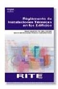 REGLAMENTO INSTALACIONES TERMICAS EDIFICIOS (RITE) | 9788428328685 | Librería Castillón - Comprar libros online Aragón, Barbastro