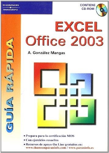 EXCEL OFFICE 2003 GUIA RAPIDA | 9788428328760 | GONZALEZ MANGAS, ANTONIA | Librería Castillón - Comprar libros online Aragón, Barbastro