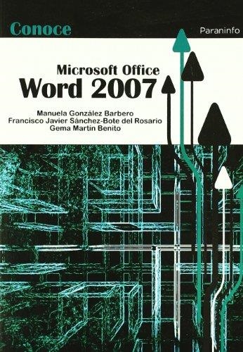 CONOCE WORD 2007 | 9788428331869 | SÁNCHEZ-BOTE DEL ROSARIO, FRANCISCO JAVIER | Librería Castillón - Comprar libros online Aragón, Barbastro