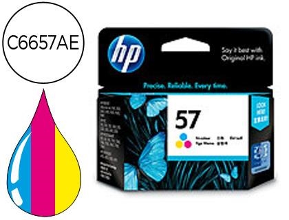 HP INKJET C6657AE TRICOLOR 17ML HP57 | 725184712241 | Librería Castillón - Comprar libros online Aragón, Barbastro