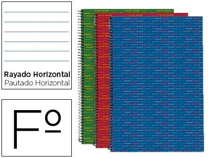 CUADERNO LIDERPAPEL Fº HZTAL. 80H 70GR T.ENC MULTILIDER 33071 | 8423473330719 | Librería Castillón - Comprar libros online Aragón, Barbastro