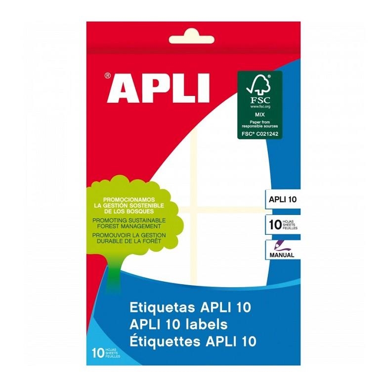 ETIQUETA APLI 1633 8X20MM 700UN | 8410782016335 | Librería Castillón - Comprar libros online Aragón, Barbastro