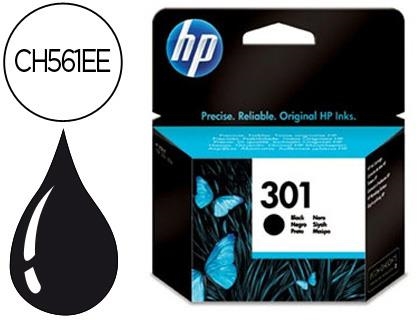 INKJET HP 301 NEGRO CH561EE ABE (190PAG APROX.) | 884962894408 | Librería Castillón - Comprar libros online Aragón, Barbastro