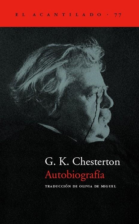 AUTOBIOGRAFIA | 9788496136250 | CHESTERTON, GILBERT KEITH | Librería Castillón - Comprar libros online Aragón, Barbastro