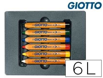 LAPICES MAQUILLAJE GIOTTO MAKE UP (CAJA 6 COLORES SURTIDOS) 470200 / 47457 | 8000825470202 | Librería Castillón - Comprar libros online Aragón, Barbastro