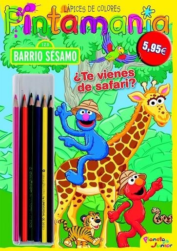 BARRIO SÉSAMO : TE VAS DE SAFARI? : PINTAMANÍA LÁPICES DE COLORES | 9788408101642 | Barrio Sésamo | Librería Castillón - Comprar libros online Aragón, Barbastro