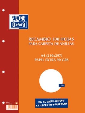 RESMILLA A4 LISO 100H 90GR OXFORD SCHOOL 100430214 | 8412771004811 | Librería Castillón - Comprar libros online Aragón, Barbastro