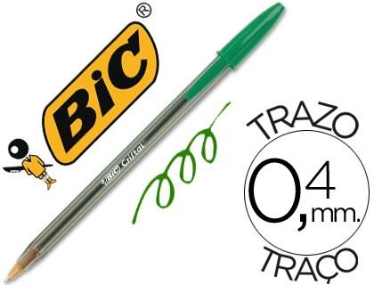 BIC CRISTAL VERDE | BICVERDE | Librería Castillón - Comprar libros online Aragón, Barbastro