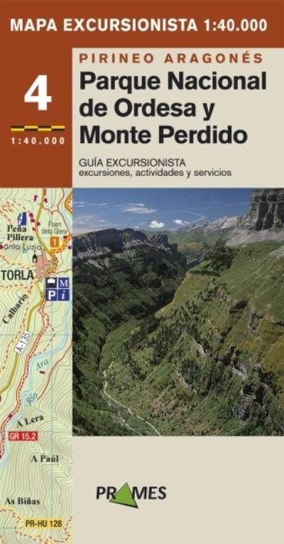 MAPA EXCURSIONISTA PARQUE NACIONAL DE ORDESA Y MONTE PERDIDO E:1:40.000 | 9788483213513 | FEDERACIÓN ARAGONESA DE MONTAÑISMO | Librería Castillón - Comprar libros online Aragón, Barbastro