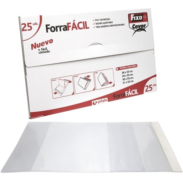 FORRO FORRAFACIL FIXO 300X530MM SOLAPA AJUSTABLE | 8413623100767 | Librería Castillón - Comprar libros online Aragón, Barbastro