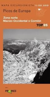 PICOS DE EUROPA I ZONA NORTE MACIZO OCCIDENTAL O CORNION - MAPA TOP 25 | 9788483213544 | PRAMES | Librería Castillón - Comprar libros online Aragón, Barbastro