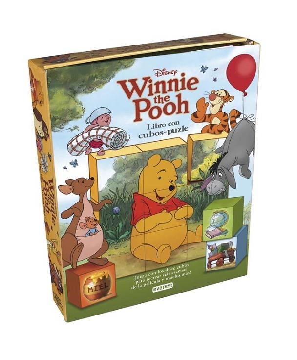 WINNIE THE POOH : LIBRO DE CARTÓN CON CUBOS-PUZLE | 9788444166506 | WALT DISNEY COMPANY | Librería Castillón - Comprar libros online Aragón, Barbastro