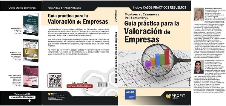 GUÍA PRÁCTICA PARA LA VALORACIÓN DE EMPRESAS | 9788415330523 | CASANOVAS RAMÓN, MONTSERRAT; SANTANDREU GRÀCIA, POL | Librería Castillón - Comprar libros online Aragón, Barbastro